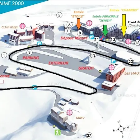 Résidence Aime 2000 - 3/4 Pers - Aime 2000 - J49a2 - Plagne Aime 2000 Mae-0863 La Plagne-Tarentaise